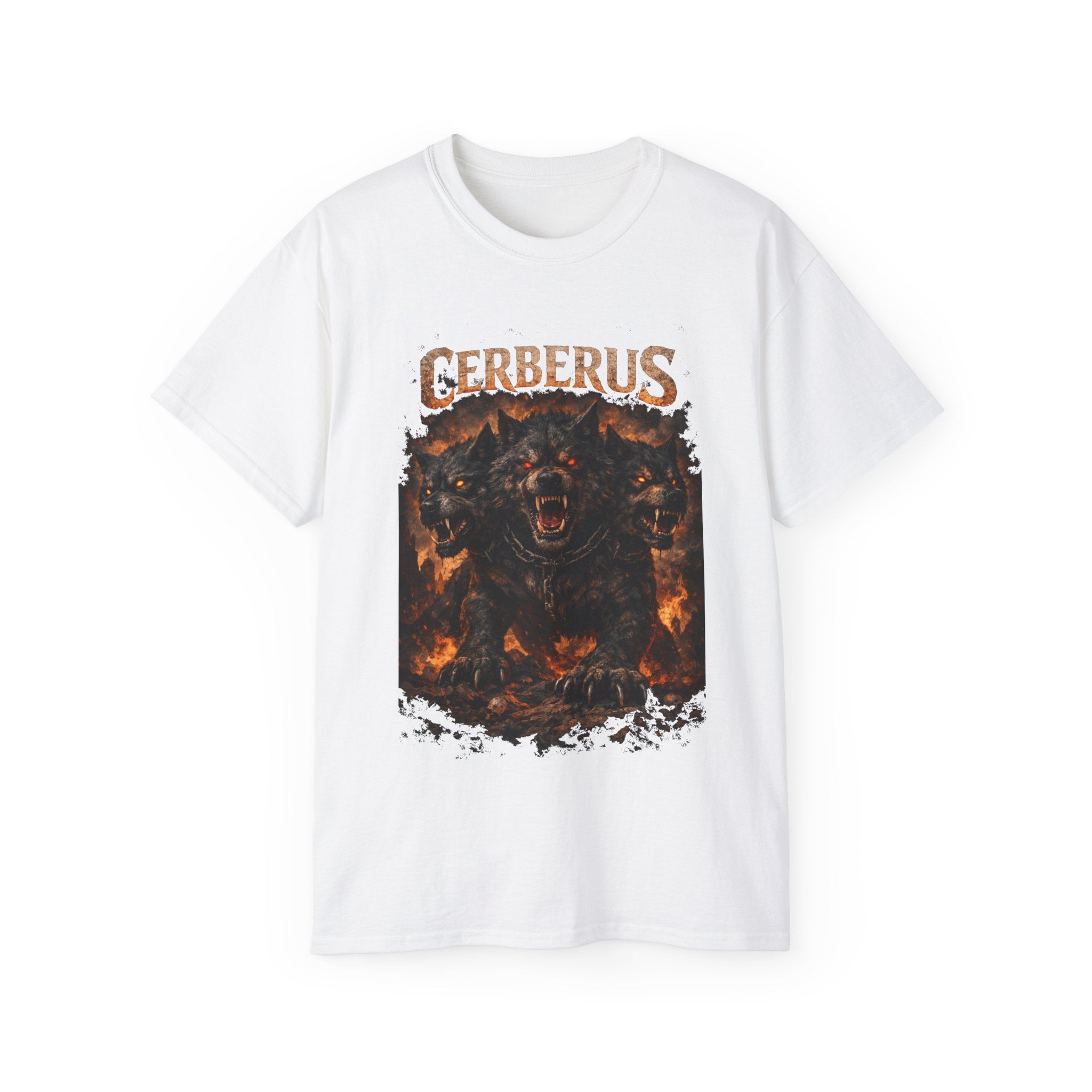 Cerberus from Greek mythology, known as the guardian of the Underworld-cotton T shirt