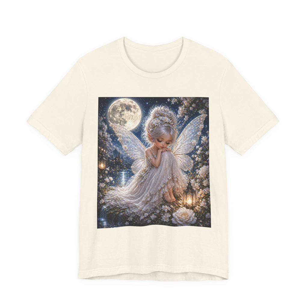 Moonlit Fairy T‑Shirt — Cute Angelic Fairy Graphic Tee