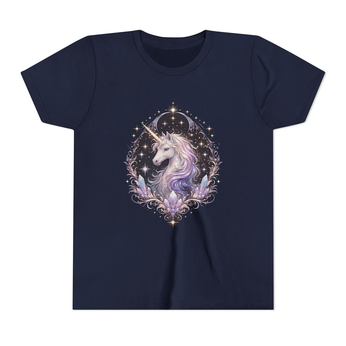 Youth Unicorn Tee — Magical Sparkle Design for Kids