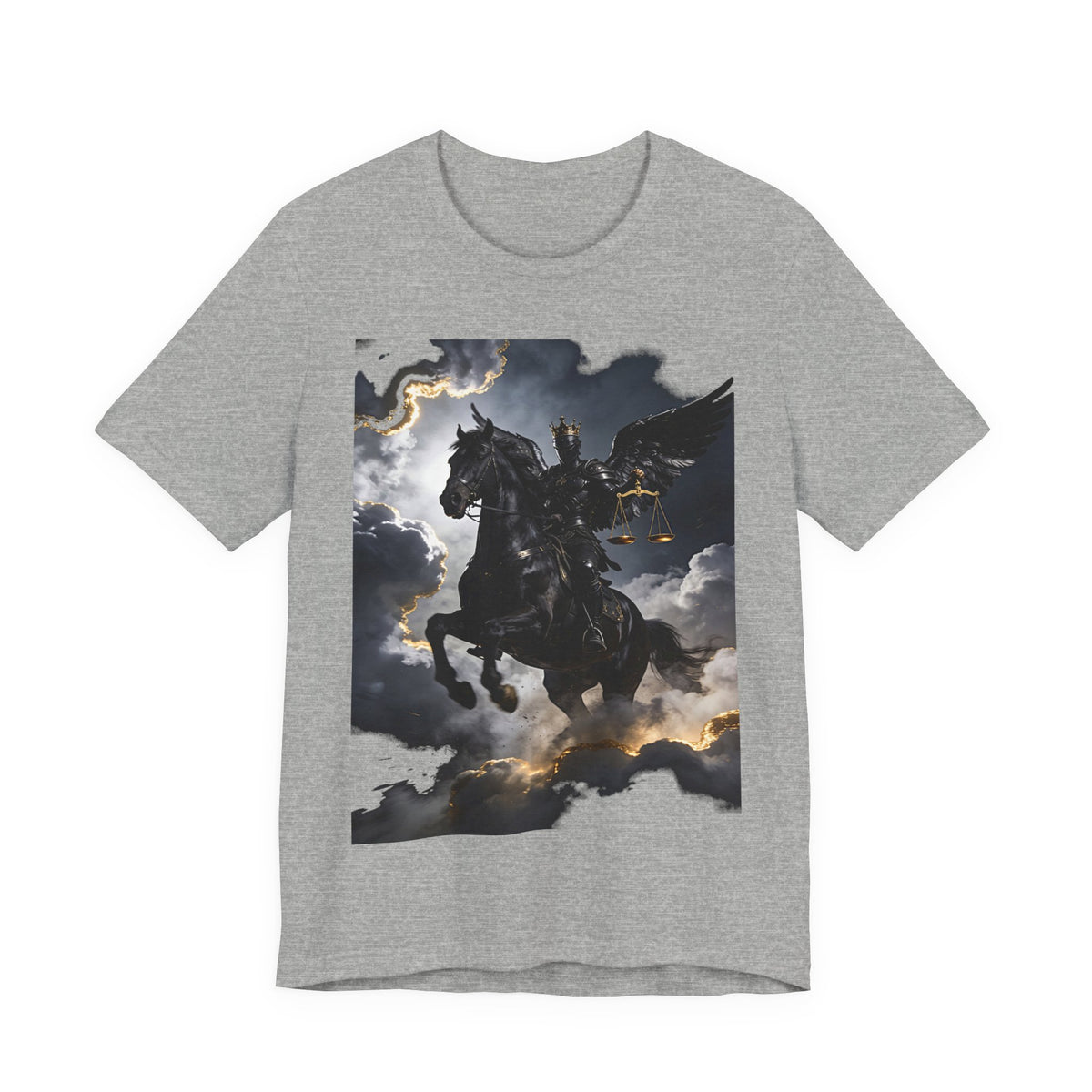 The black horse from Revelation 6:5-6 One of four T-shirt