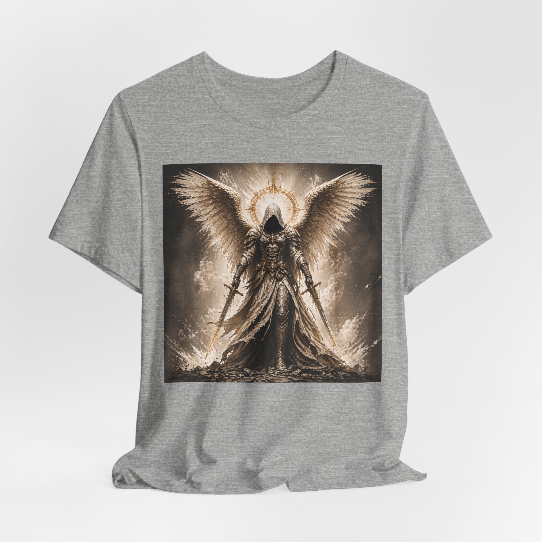Angel Warrior T-Shirt — Gothic Archangel Graphic Tee