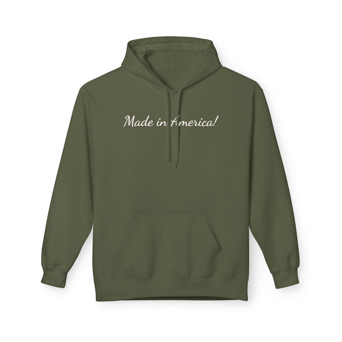 Made in America-Classic White Hoodie