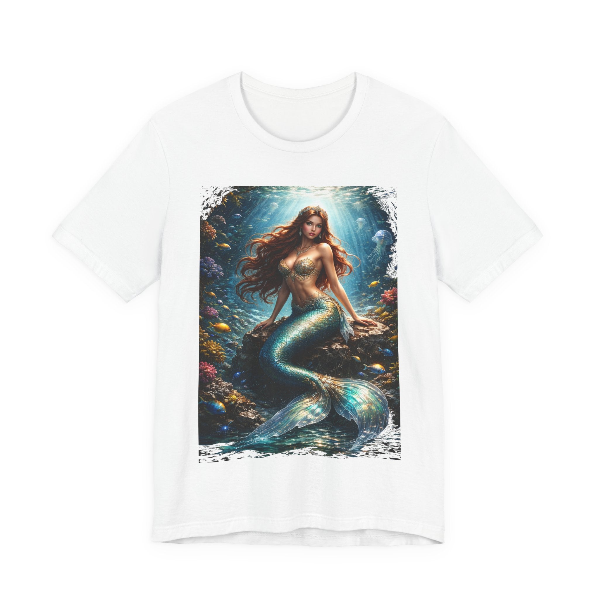 Mermaid Fantasy T-Shirt — Underwater Ocean Siren Graphic Tee