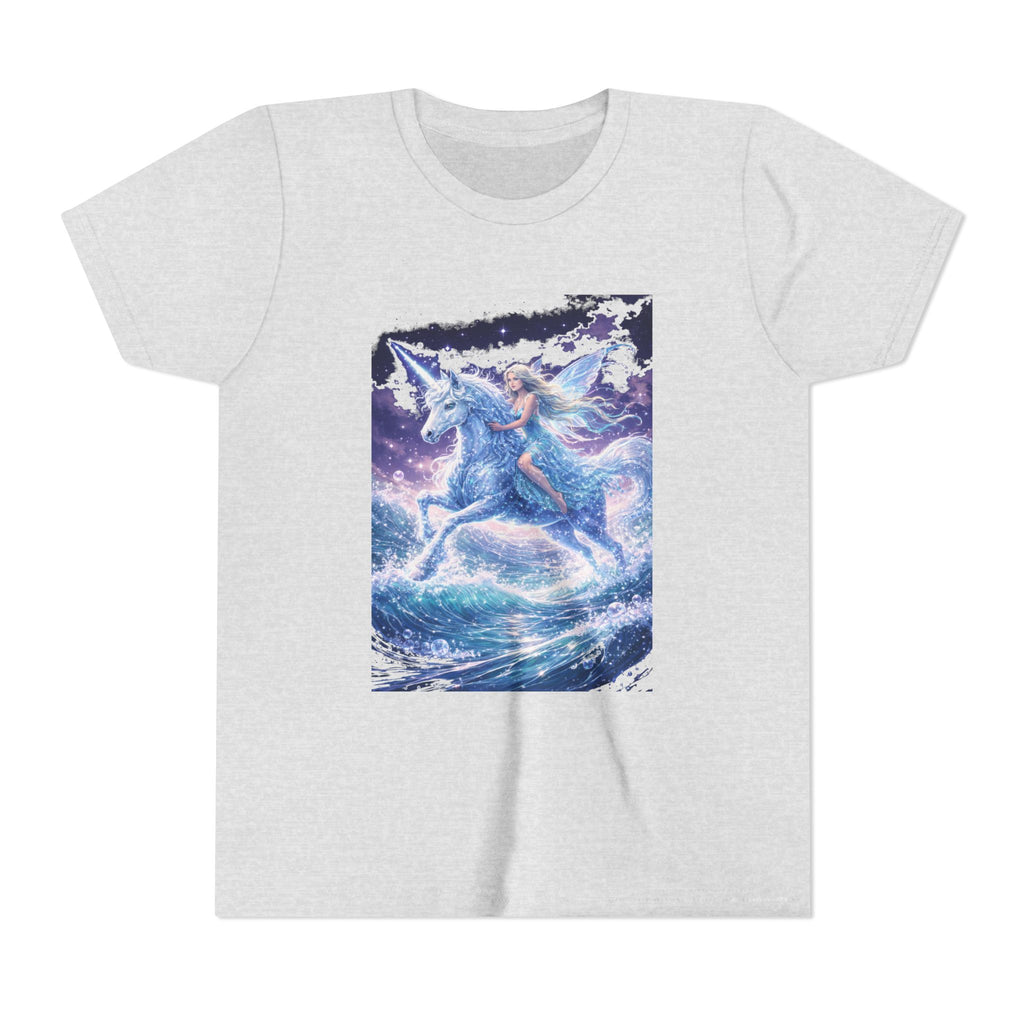 Youth Tee — Magical Unicorn Rider Fantasy Shirt