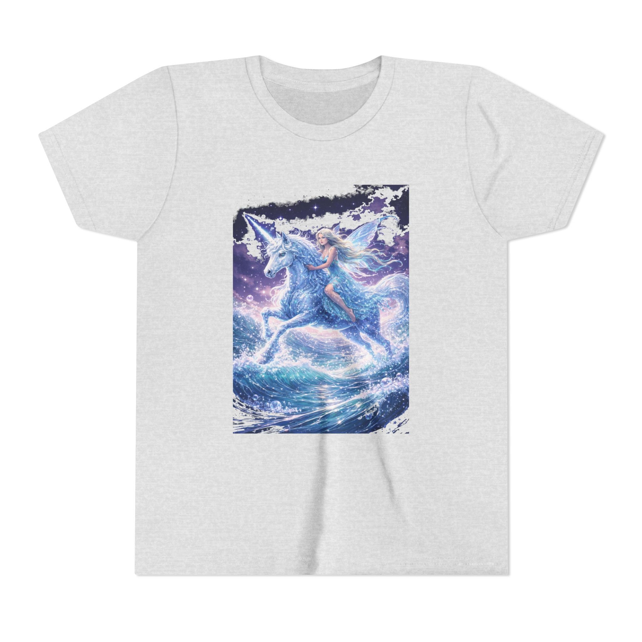 Youth Tee — Magical Unicorn Rider Fantasy Shirt