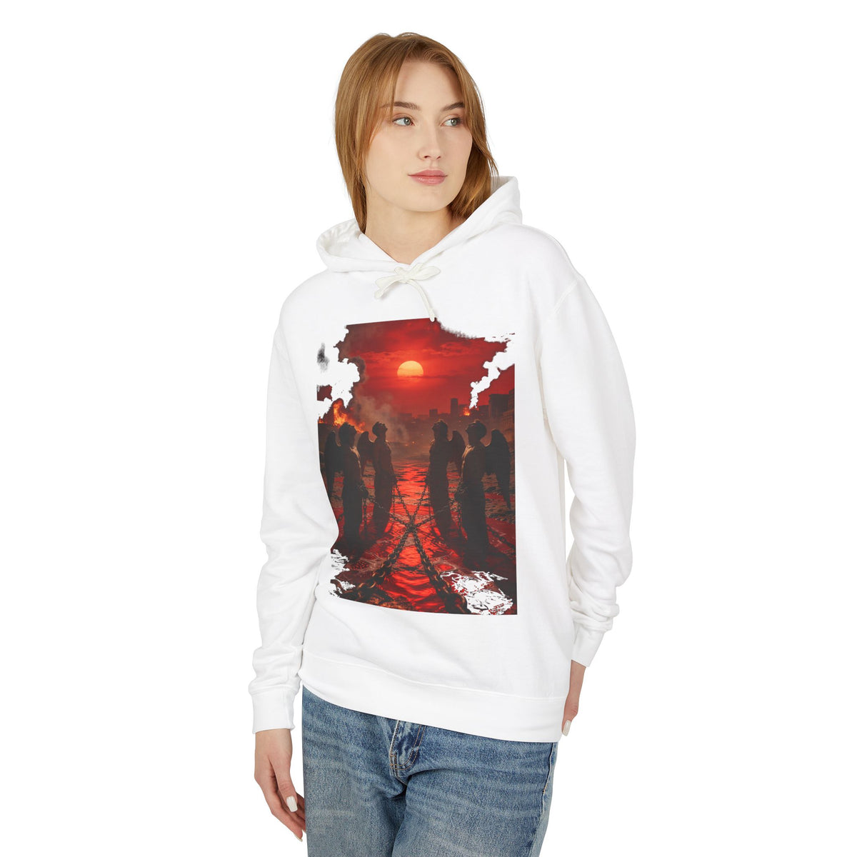 RevelRevelation 9 reveals four fallen angels bound in the Euphrates Riveration 9 reveals four fallen angels bound in the Euphrates RiverHoodie