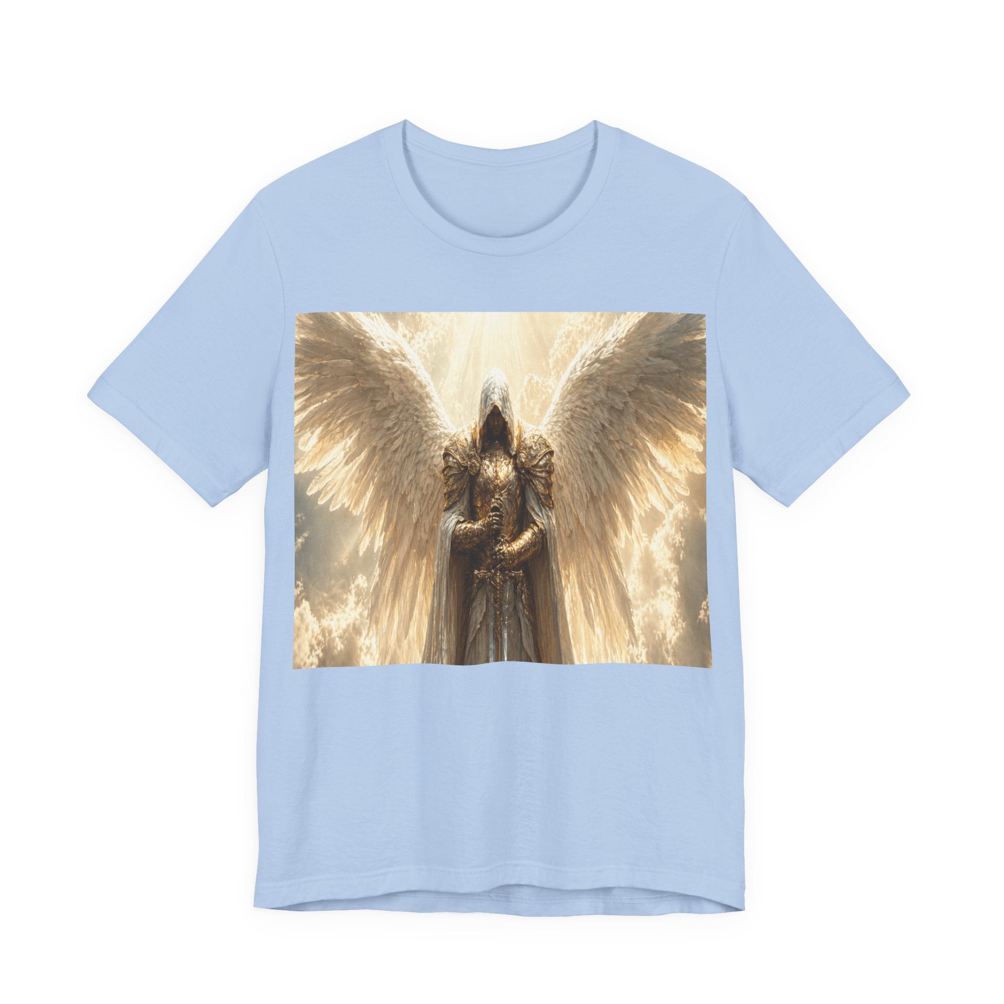 Guardian Angel Graphic Tee — Golden Archangel Design
