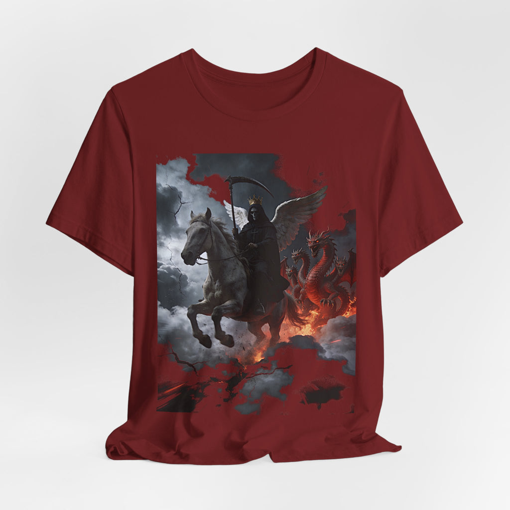 The Pale horse from Revelation 6:7-8-End of Times- Graphic T-Shirt