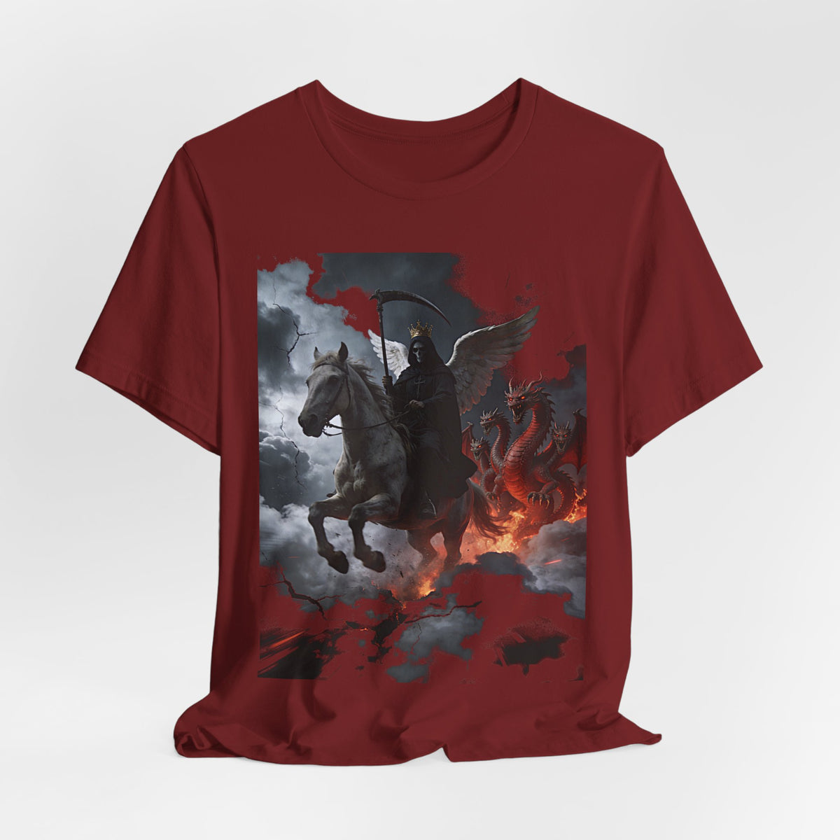 The Pale horse from Revelation 6:7-8-End of Times- Graphic T-Shirt