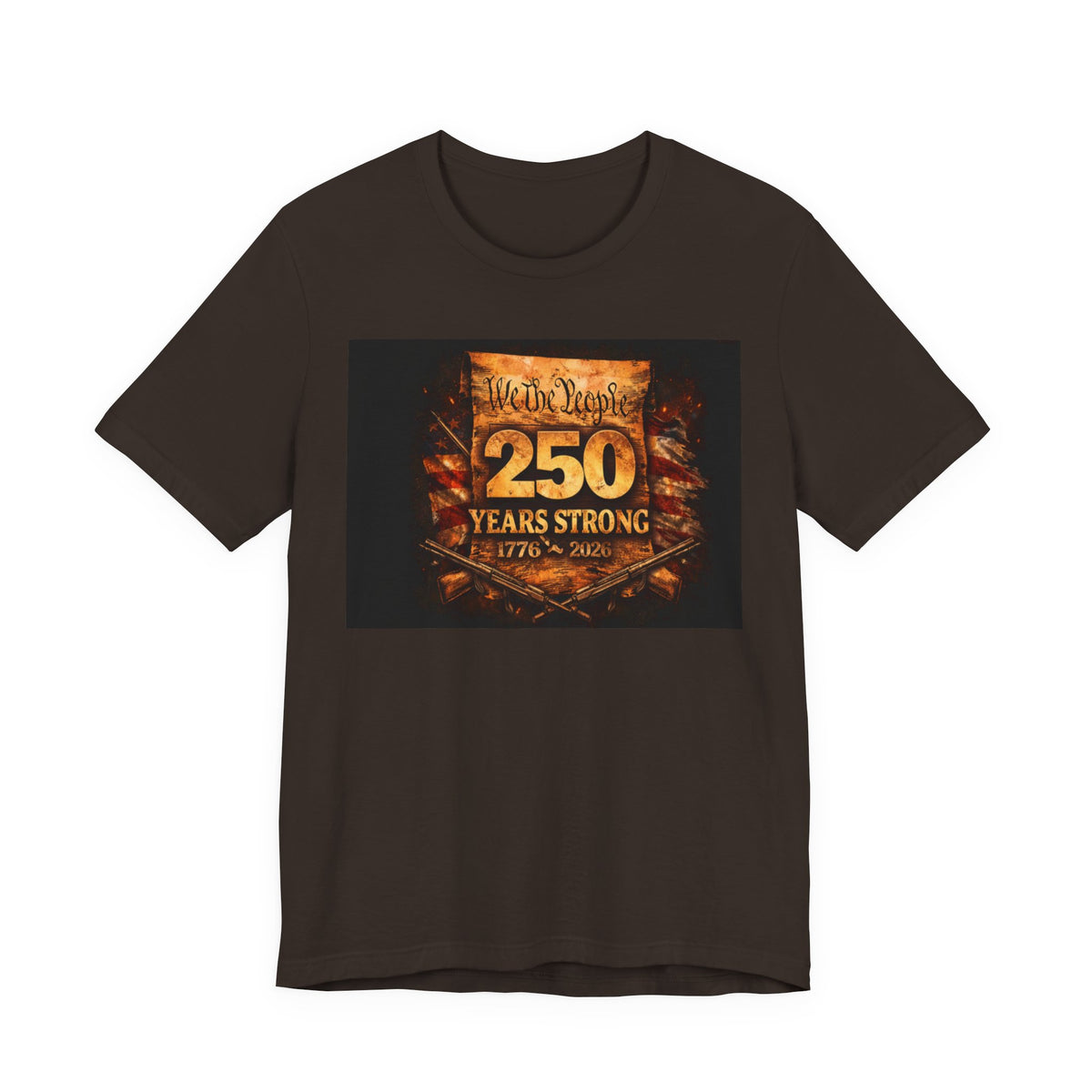 250 Years Strong T-Shirt — We The People 1776–2026 Anniversary Tee