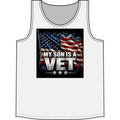 My Son Is A Vet Tank Top — American Flag Patriotic Veteran Shirt