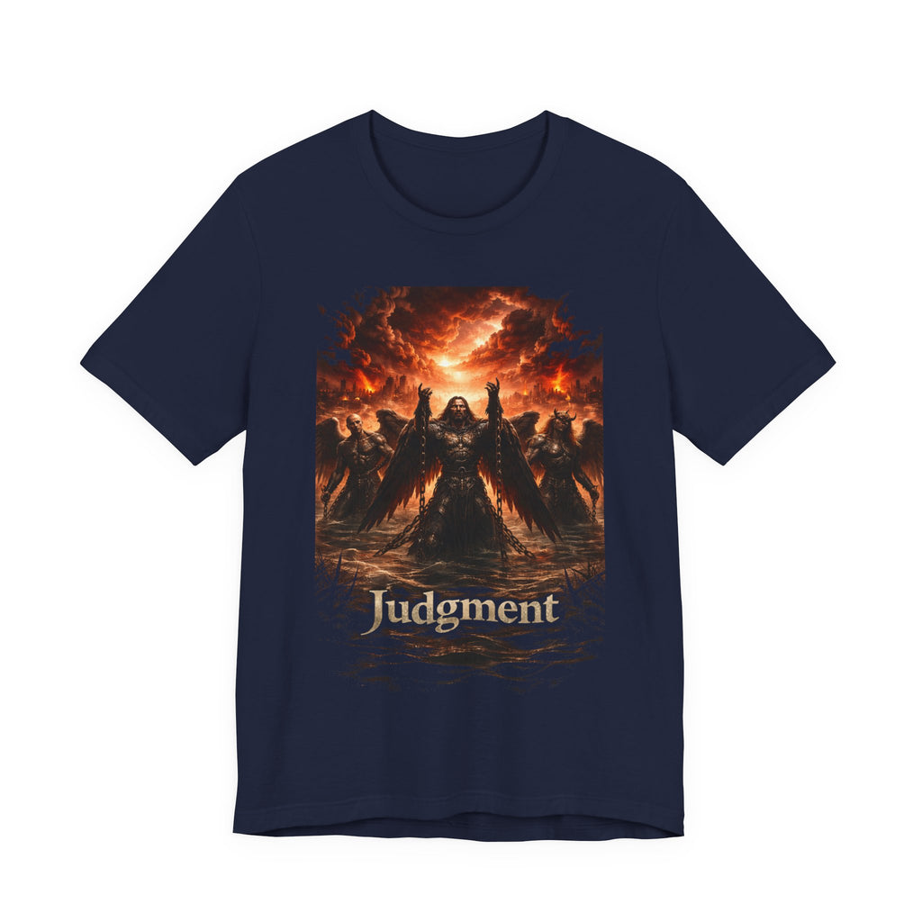 Judgment Graphic Tee — Apocalyptic Angel War T‑Shirt
