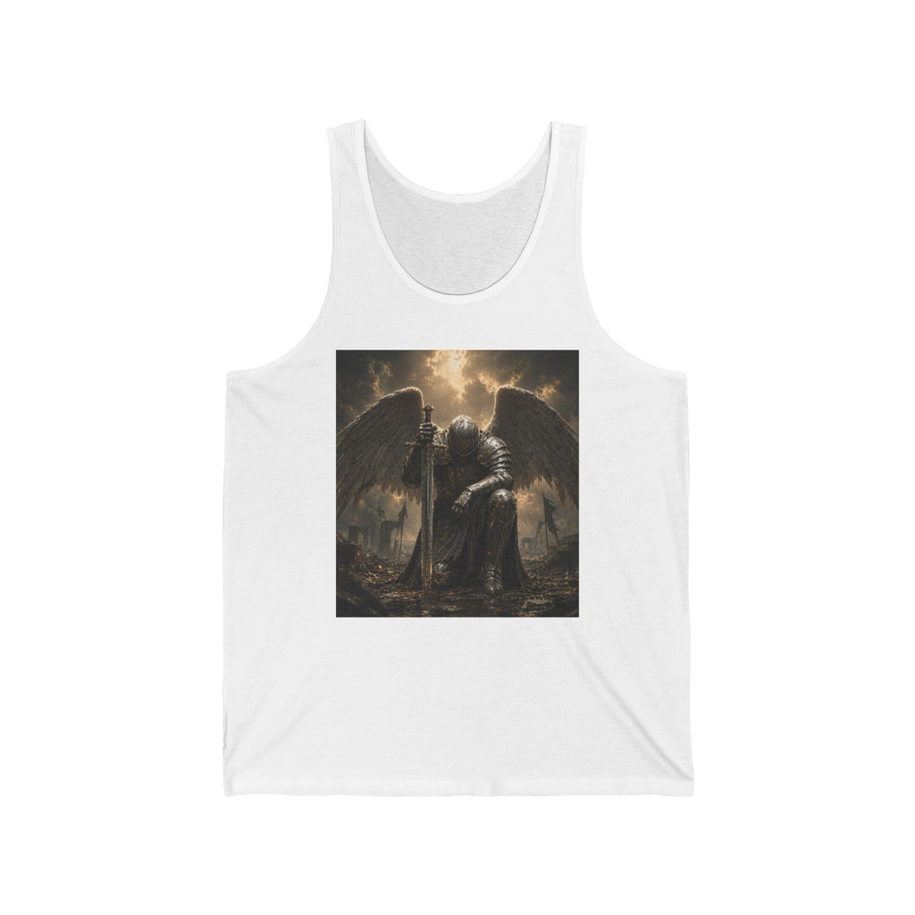 Guardian Fallen Angel Tank Top — Dark Gothic Angel Artwork Tank