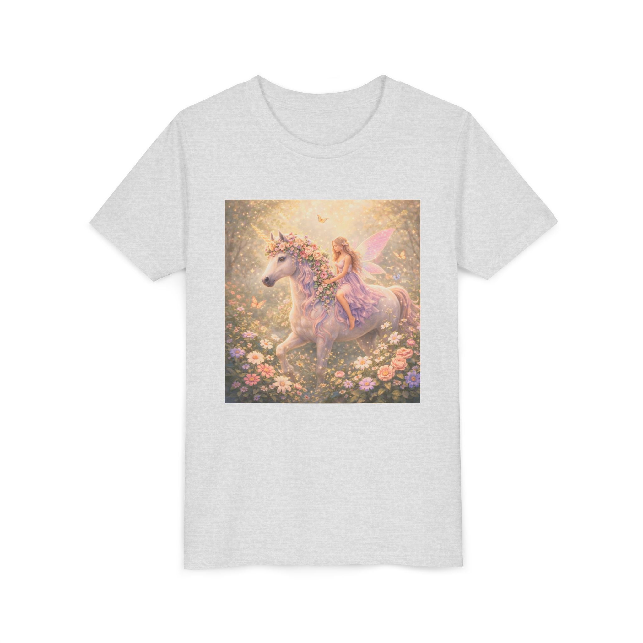 Youth Tee — Magical Unicorn Fairy Ride Kids T‑Shirt