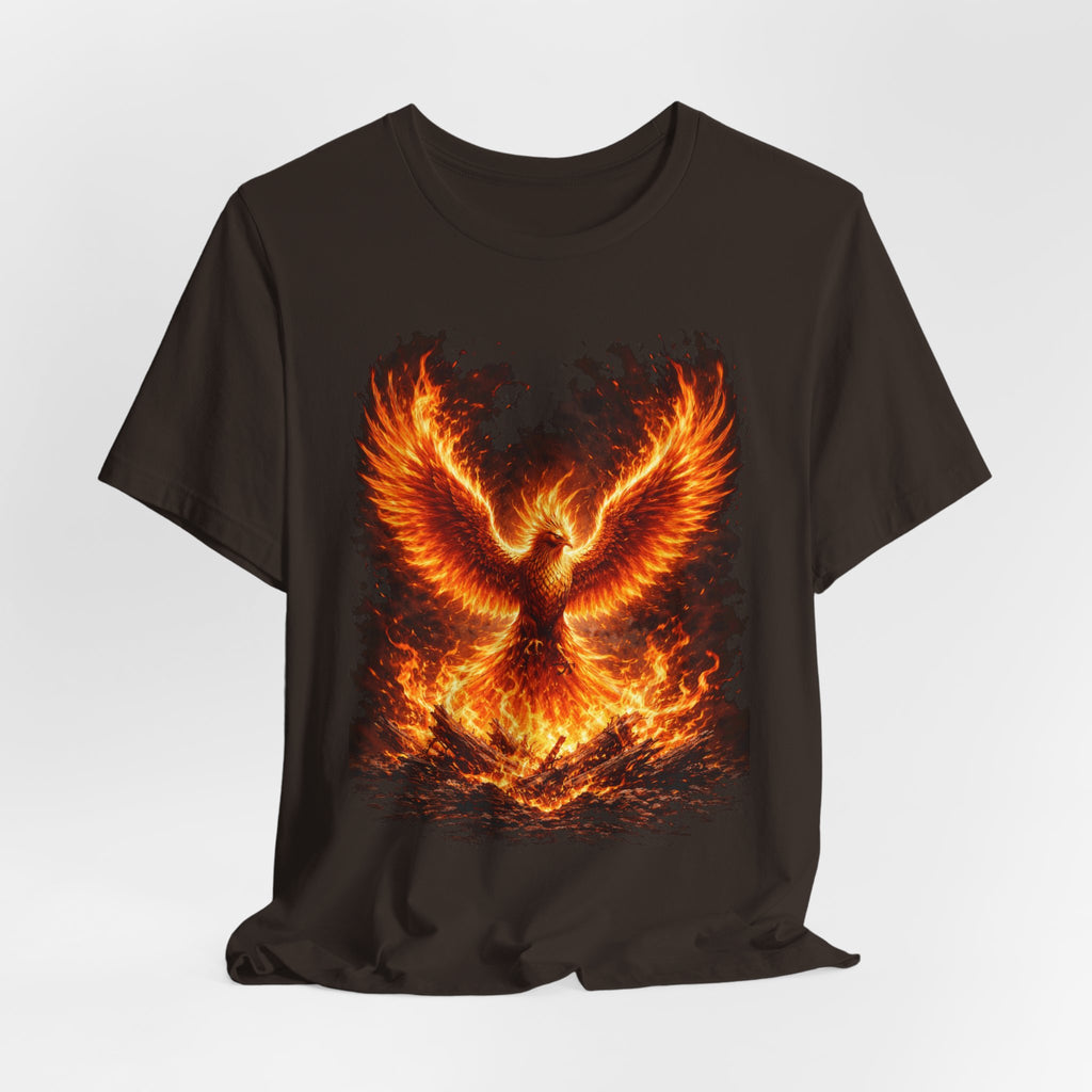 Phoenix Fire Graphic Tee — Rising Flame Mythical Bird T-Shirt