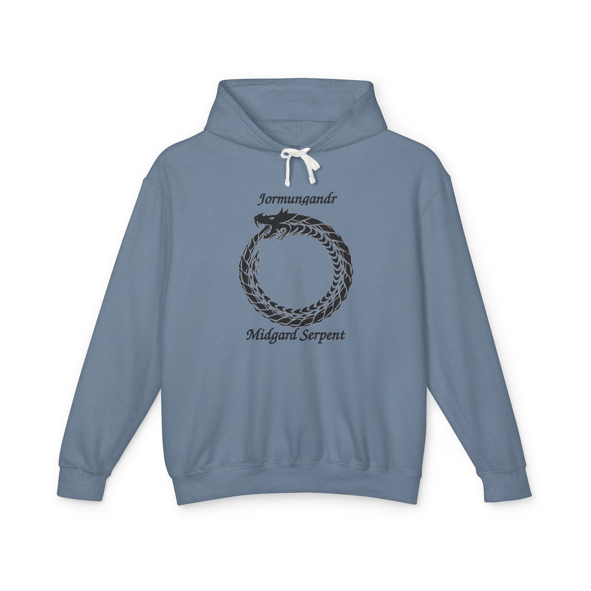 Jörmungandr Midgard Serpent Hoodie – Jormungandr Ouroboros Mythic Graphic Hoodie