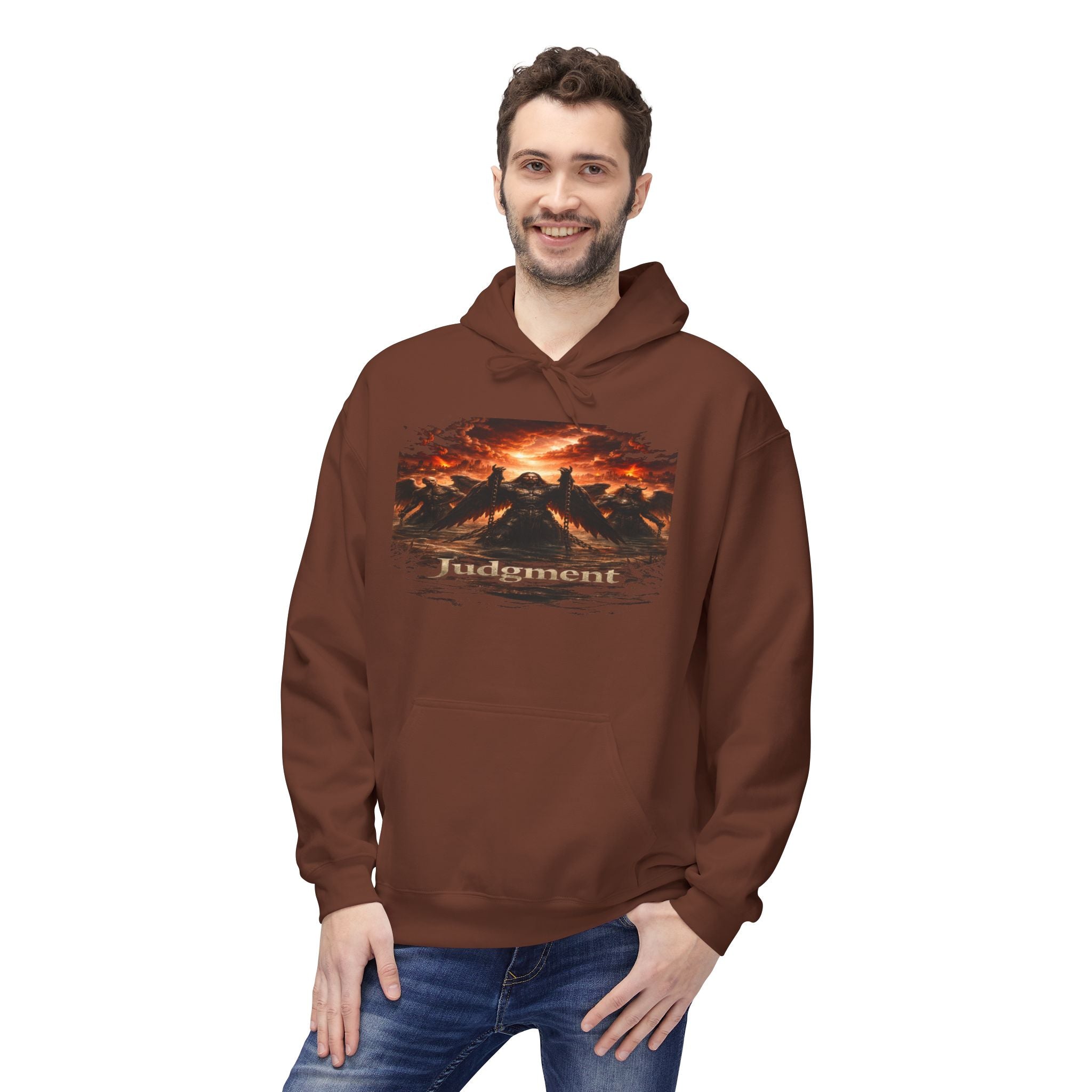 The black horse from Revelation 6:5-6! Graphic Hoodie