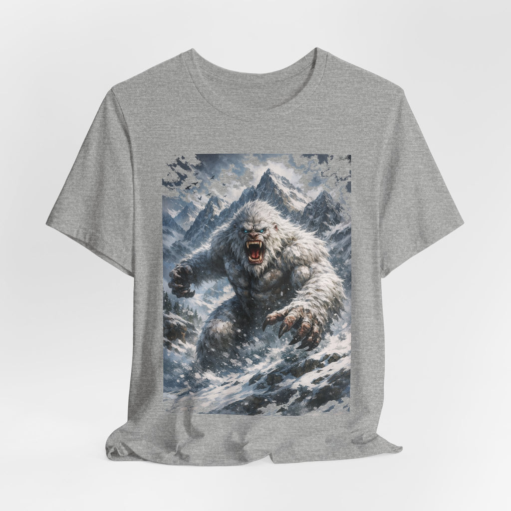 Yeti Monster Tee — Snowy Mountain Sasquatch Graphic T-Shirt