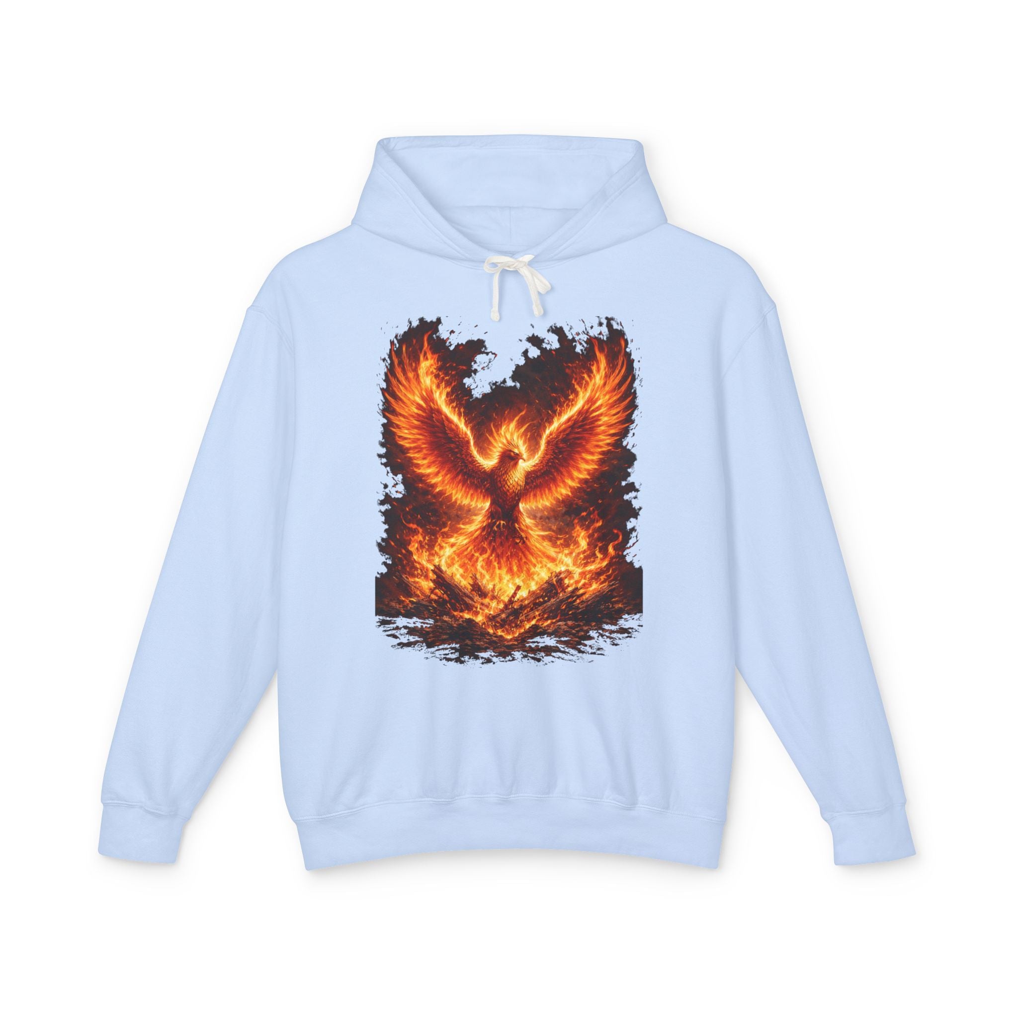 Phoenix Fire Hoodie – Flaming Phoenix Graphic Hooded Sweatshirt