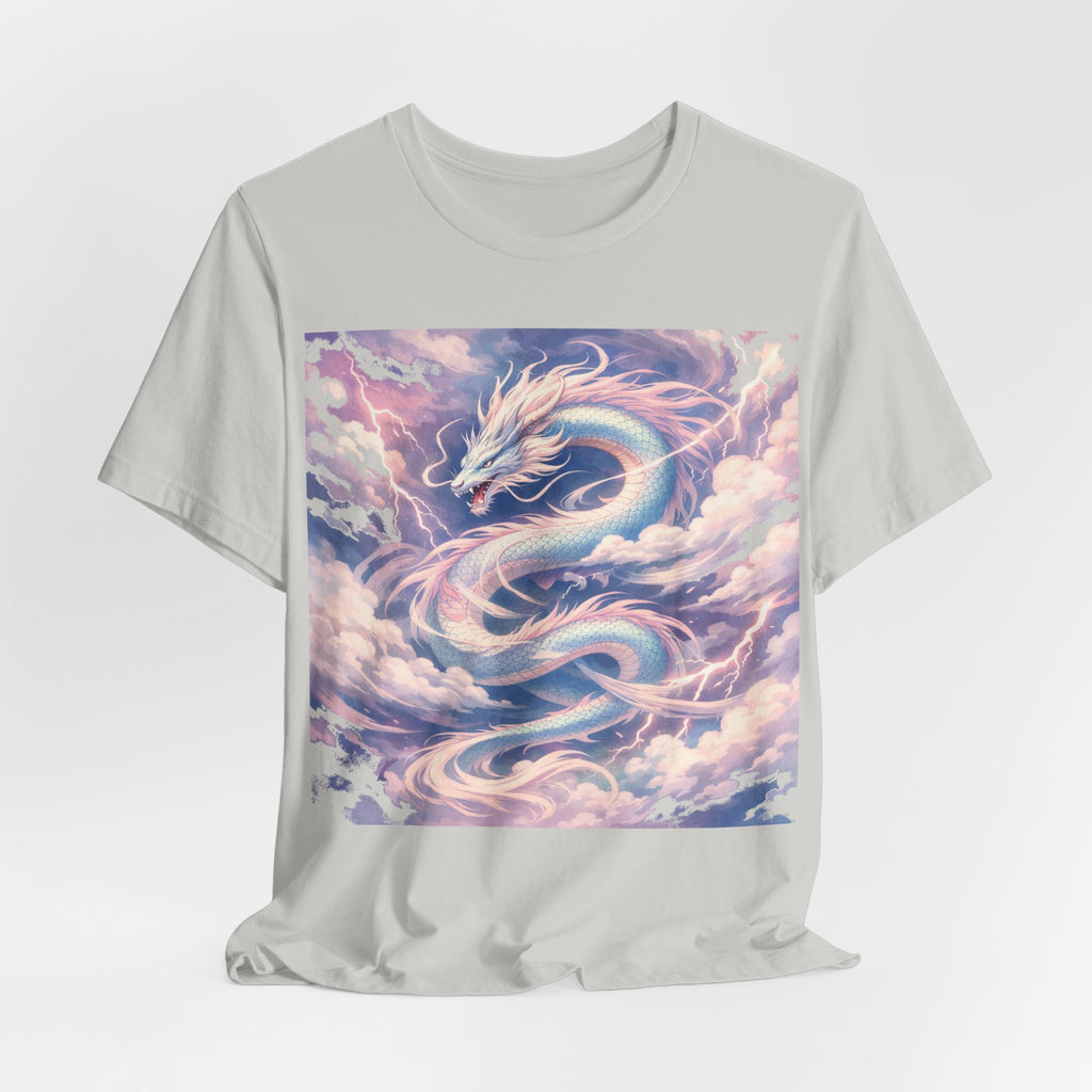 Pastel Sky Dragon T-Shirt — Ethereal Dragon Graphic Tee
