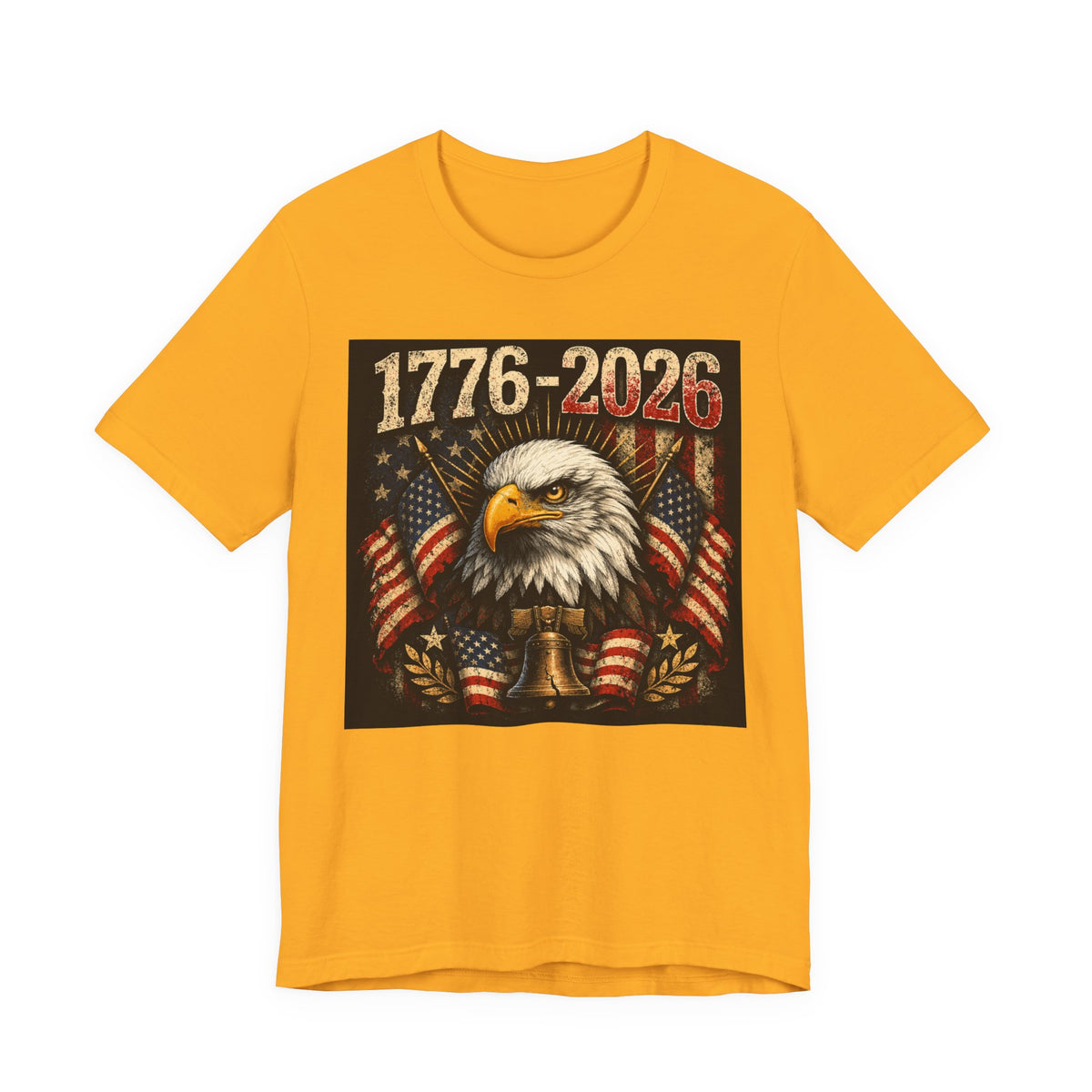 1776-2026 Eagle Flag T-Shirt — Patriotic 250th Anniversary Tee