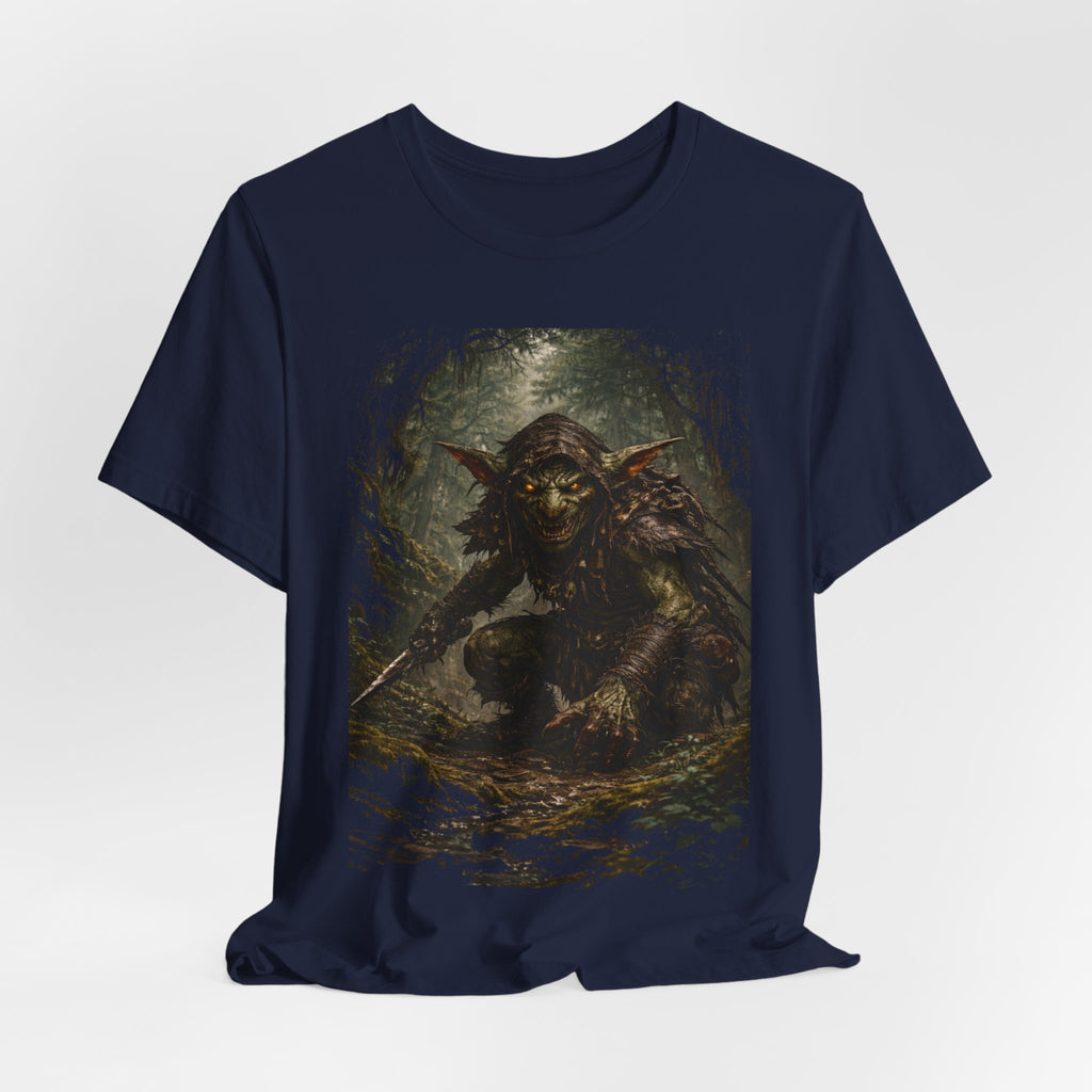Goblin Warrior Graphic Tee — Dark Fantasy Monster T‑Shirt