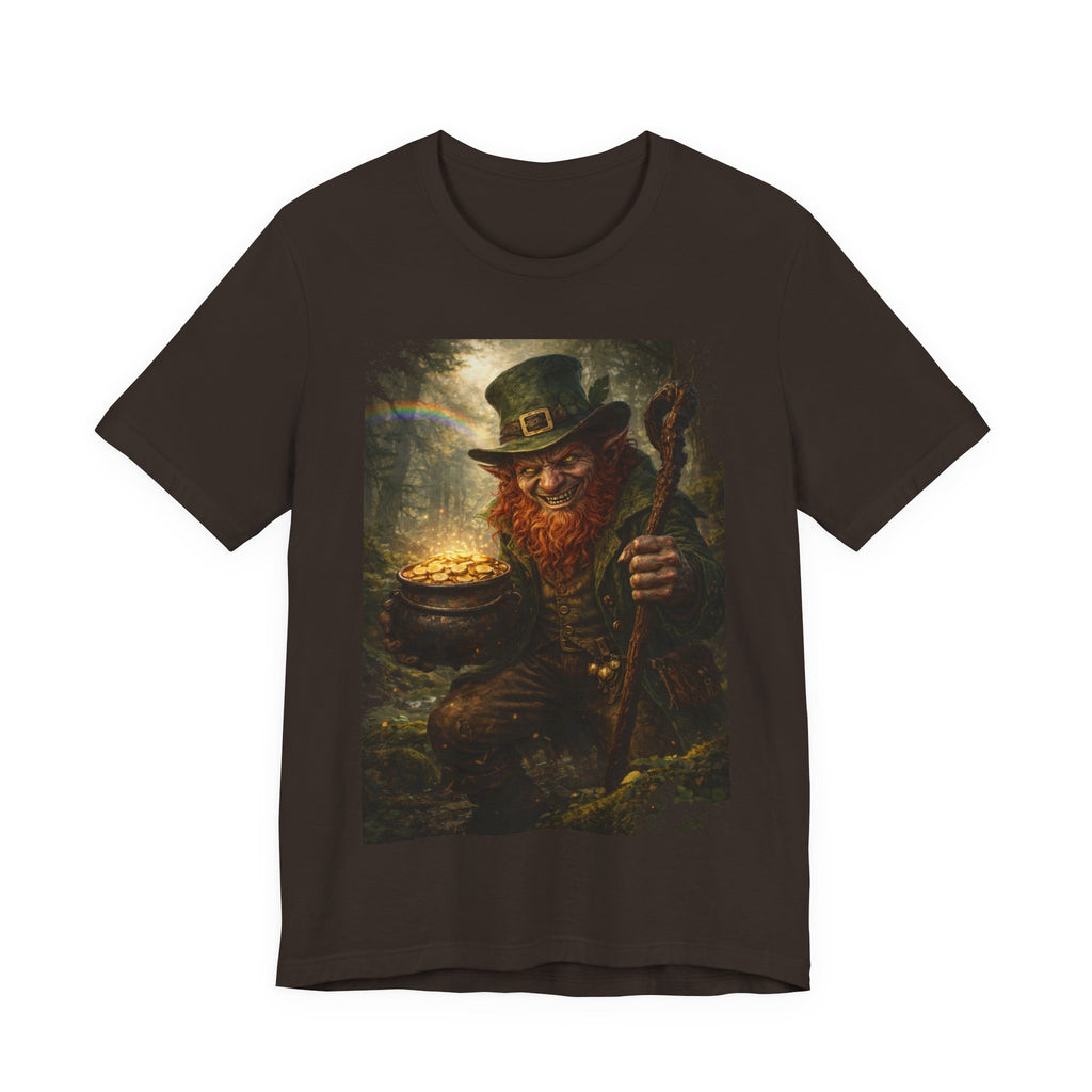 Leprechaun Gold Pot T‑Shirt — Vintage St. Patrick’s Day Lucky Charm Tee