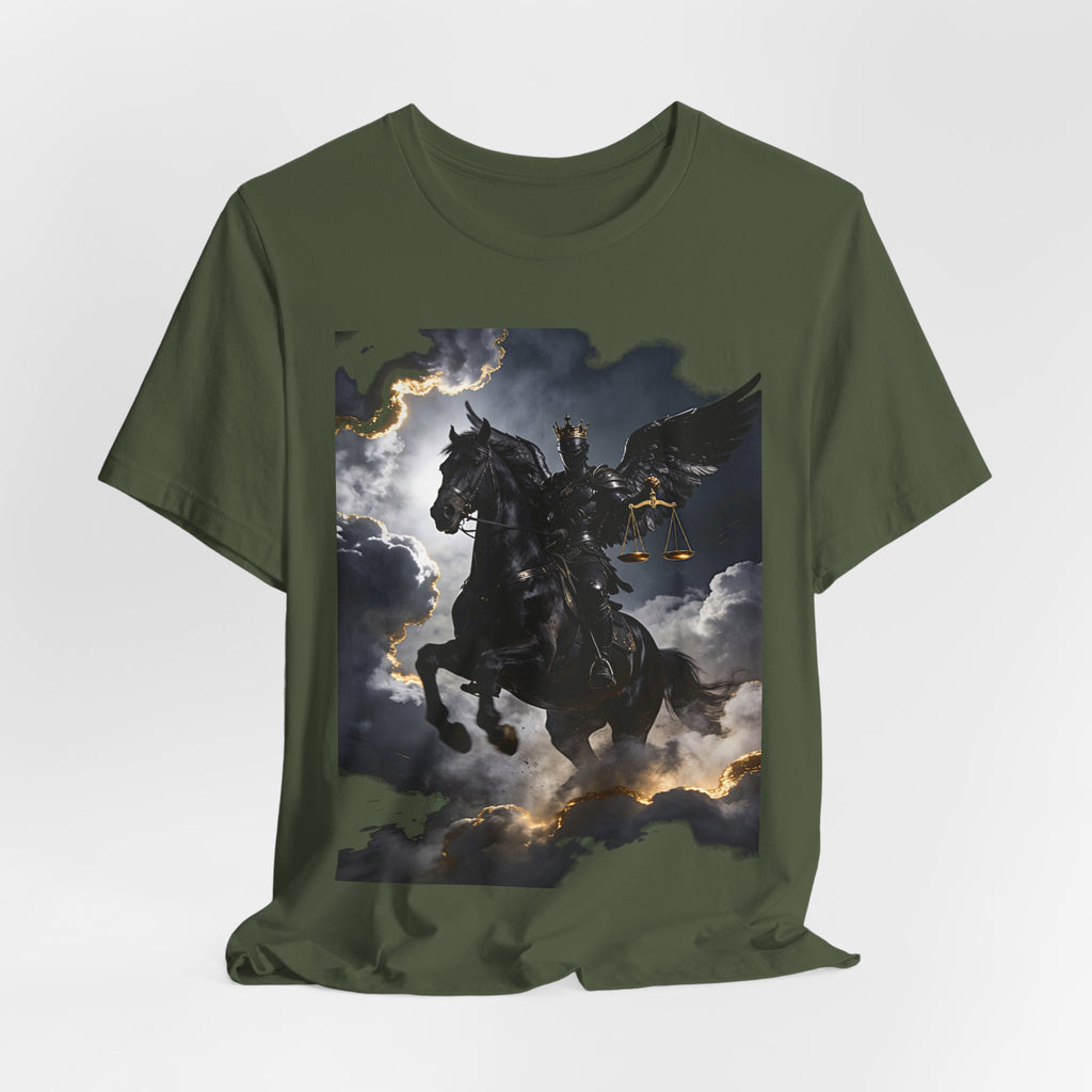 The black horse from Revelation 6:5-6 One of four T-shirt