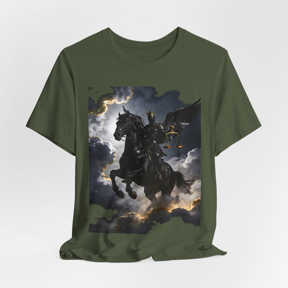The black horse from Revelation 6:5-6 One of four T-shirt