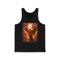 Fiery Angel Tank Top — Flaming Wings Graphic Tank