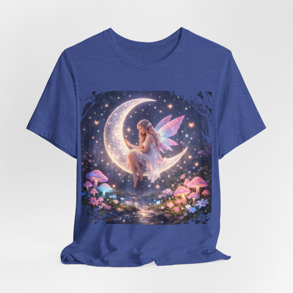 Fairy on the Moon T-Shirt — Magical Night Garden Fairy Tee