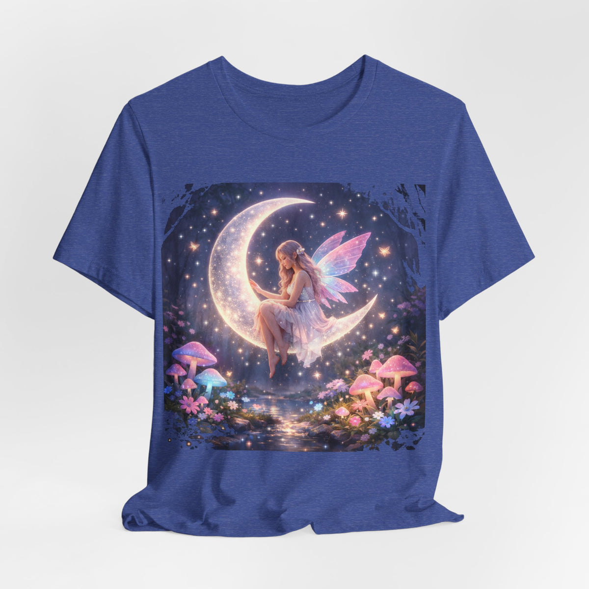 Fairy on the Moon T-Shirt — Magical Night Garden Fairy Tee