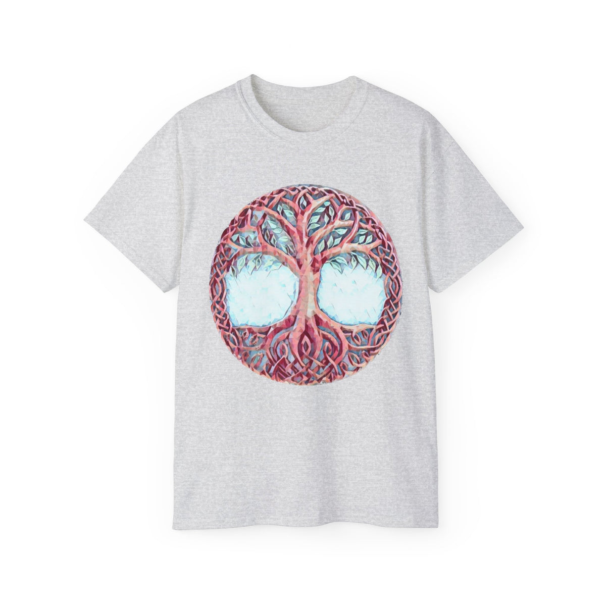 Yggdrasil – The Tree of Life Cotton T-Shirt — Celtic Roots Nature Graphic Tee