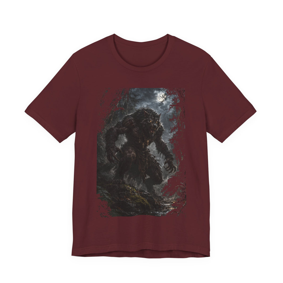 Were wolf in Dark Forest -A Mythocal Monster from the past! Graphic Tee