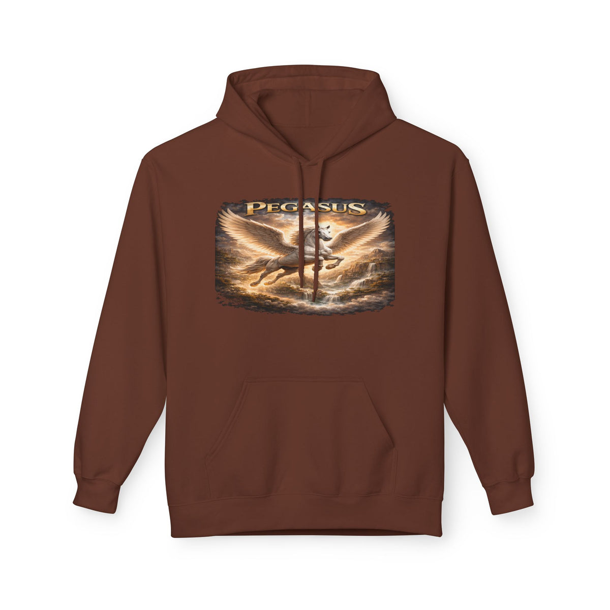 Pegasus Mythic Hoodie — Vintage Flying Horse Graphic