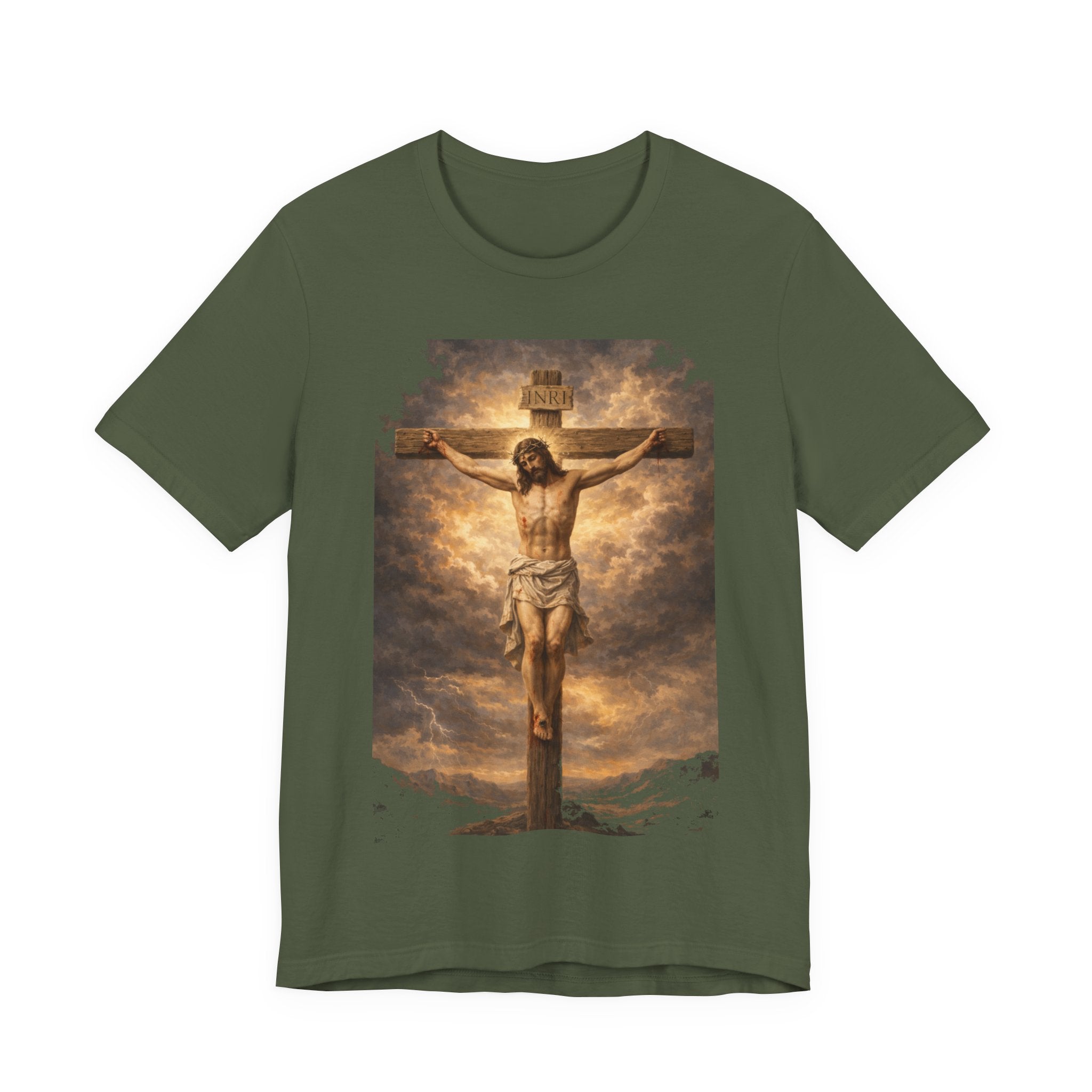 Crucifixion Jesus T‑Shirt — 3:16 Religious Christian Graphic Tee for Easter & Faith