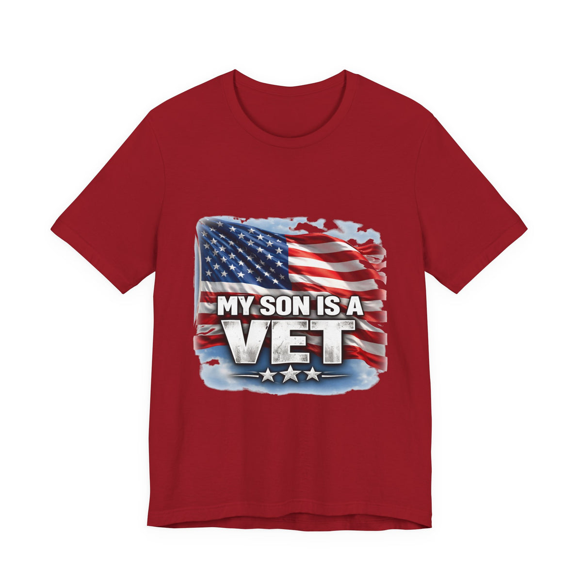 My Son is a vet!  Unisex Jersey Short Sleeve Tee