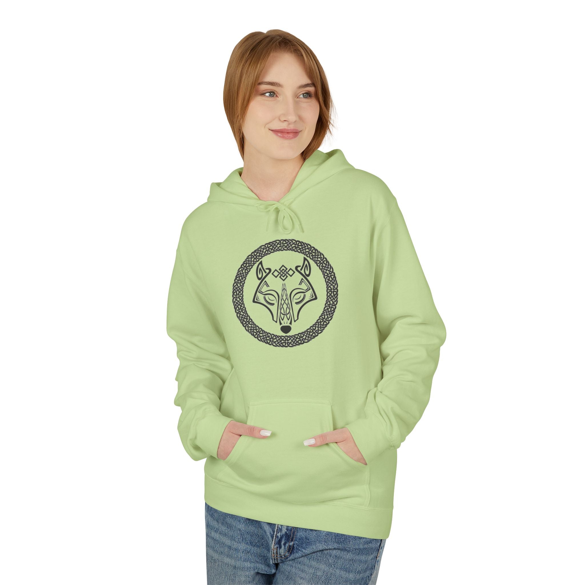 Wolf Rune Hoodie — Viking Wolf-The Wolf – A Symbol of Power, Destruction, and Loyalty