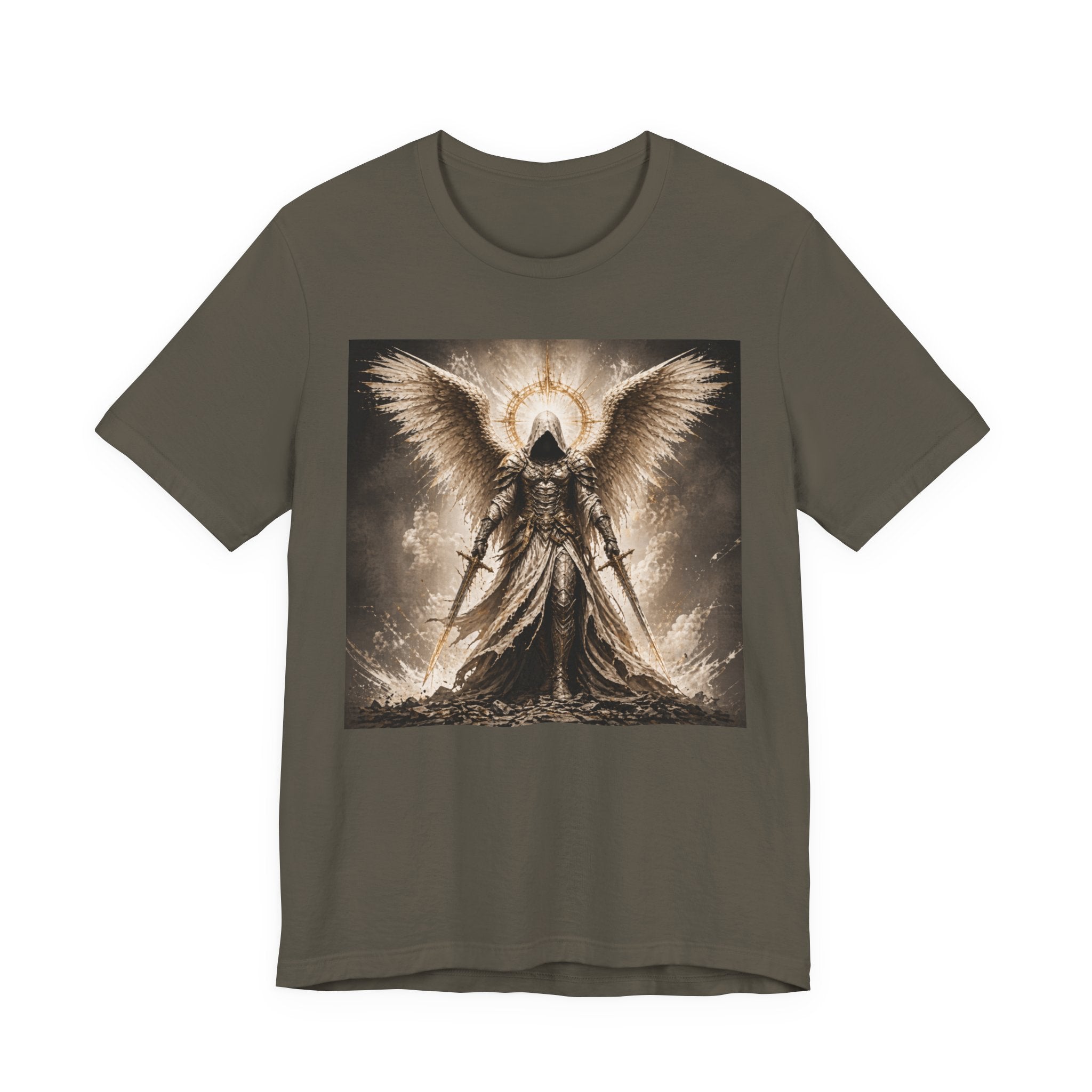 Angel Warrior T-Shirt — Gothic Archangel Graphic Tee