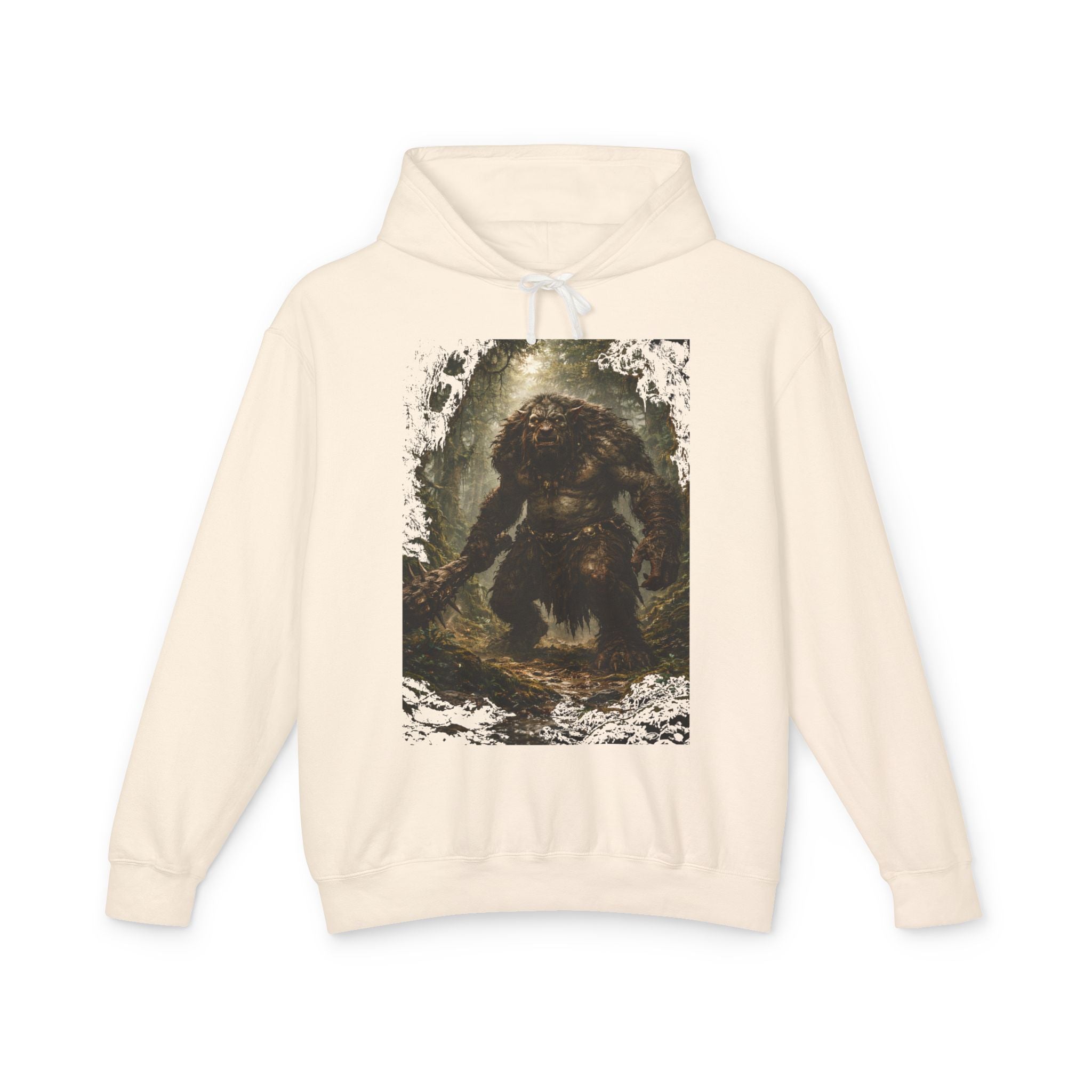 Cryptid Monster Hoodie – Vintage Forest Troll Graphic Sweatshirt