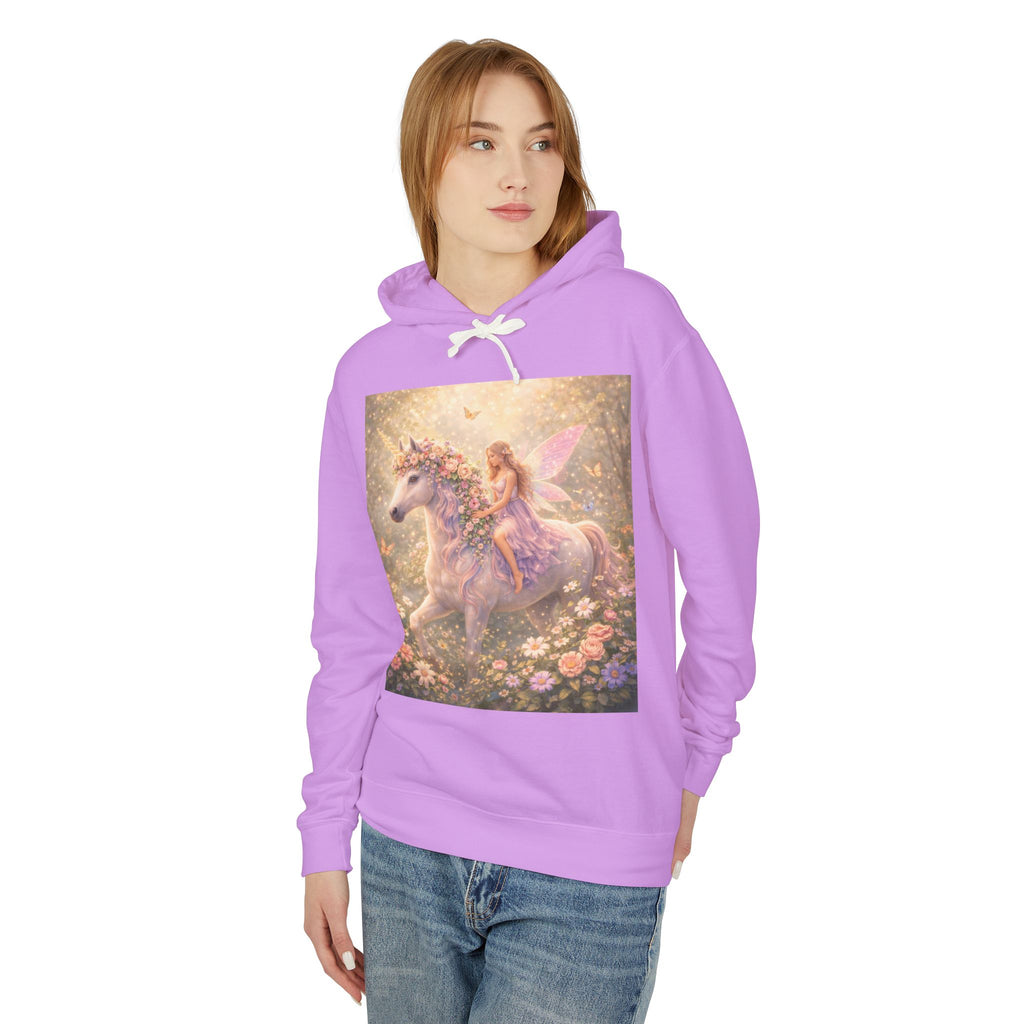 Fairy & Unicorn Hoodie — Whimsical Pastel Fantasy Pullover