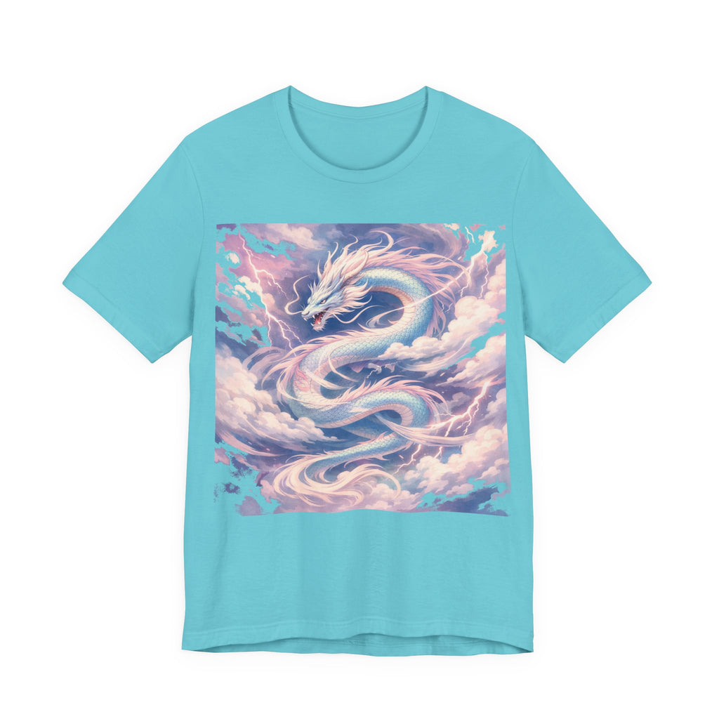 Pastel Sky Dragon T-Shirt — Ethereal Dragon Graphic Tee
