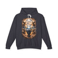 Revelation 7:1 Four angels standing on the four corners of the earth as seen from heaven Apocalyptic Earth Graphic Hoodie — Cosmic Storms, Lightning & Angelic Light