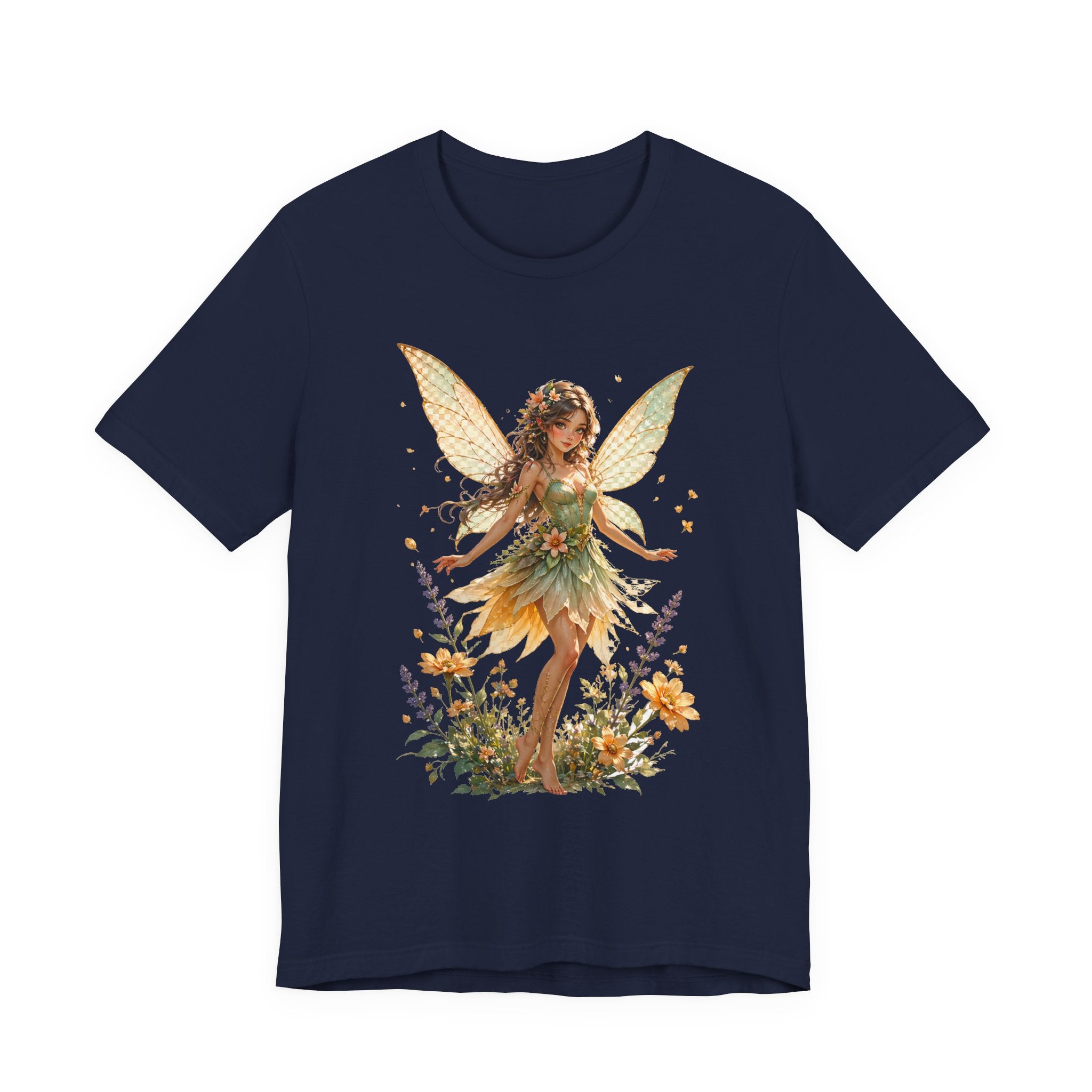 Fairy Garden T-Shirt — Vintage Floral Fairy Illustration Tee