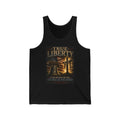 True Liberty Tank Top — Patriotic Cross & Liberty Bell Graphic Tank