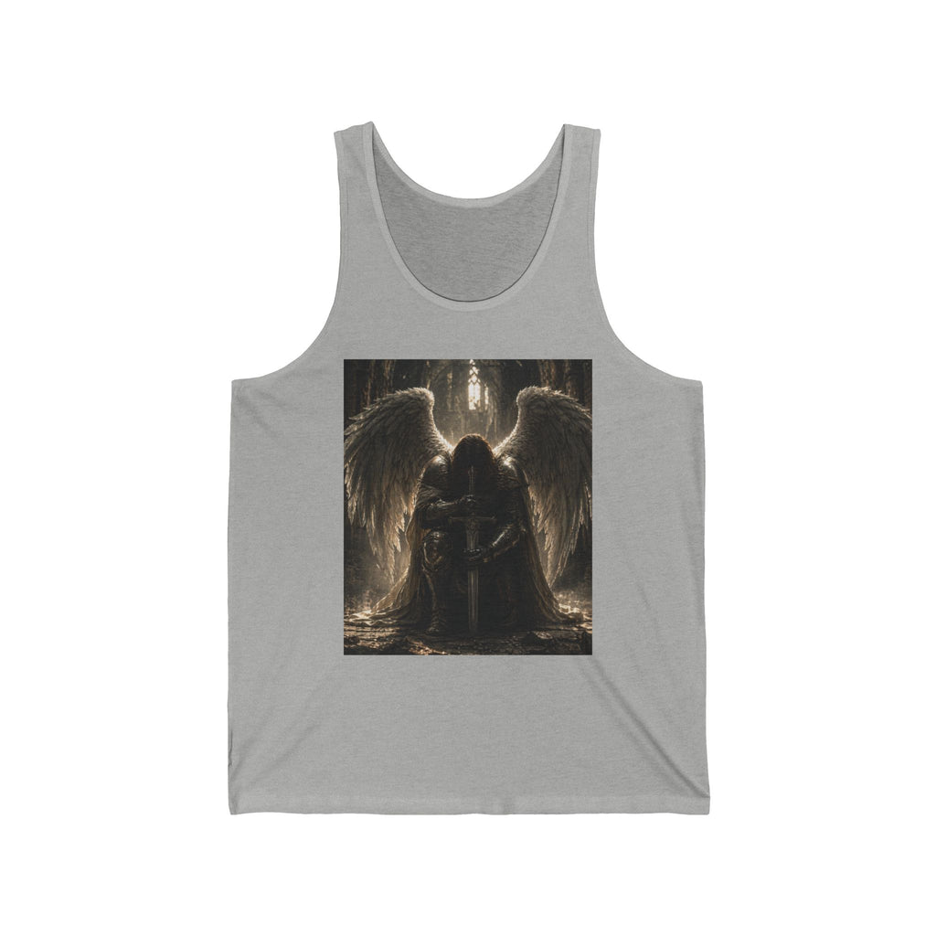 Angel Guardian Tank Top — Gothic Winged Protector Graphic Tank