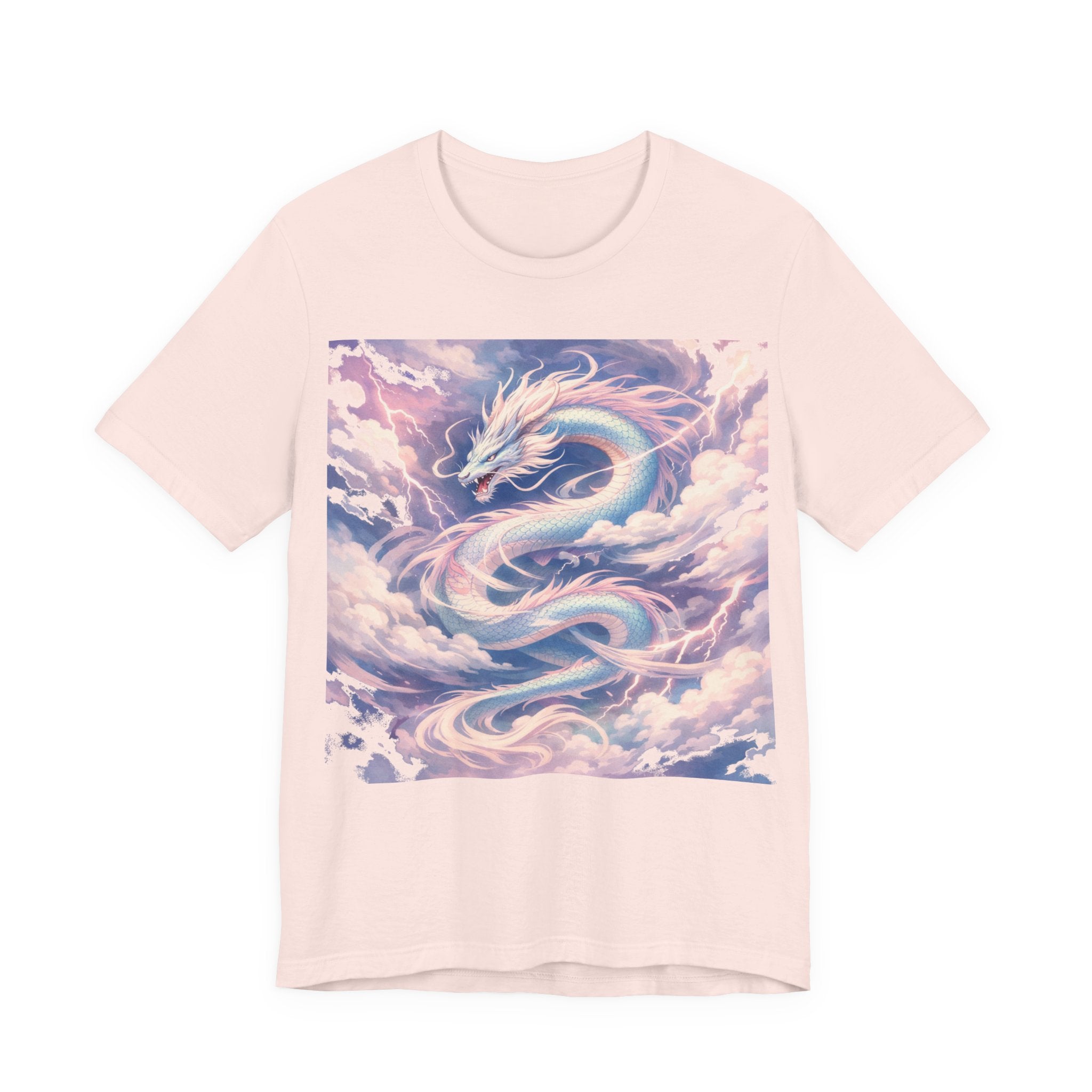 Pastel Sky Dragon T-Shirt — Ethereal Dragon Graphic Tee