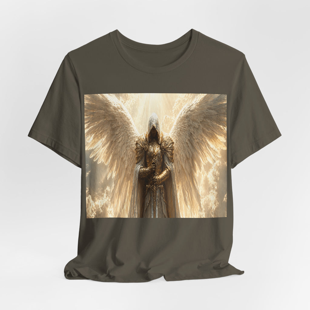 Guardian Angel Graphic Tee — Golden Archangel Design