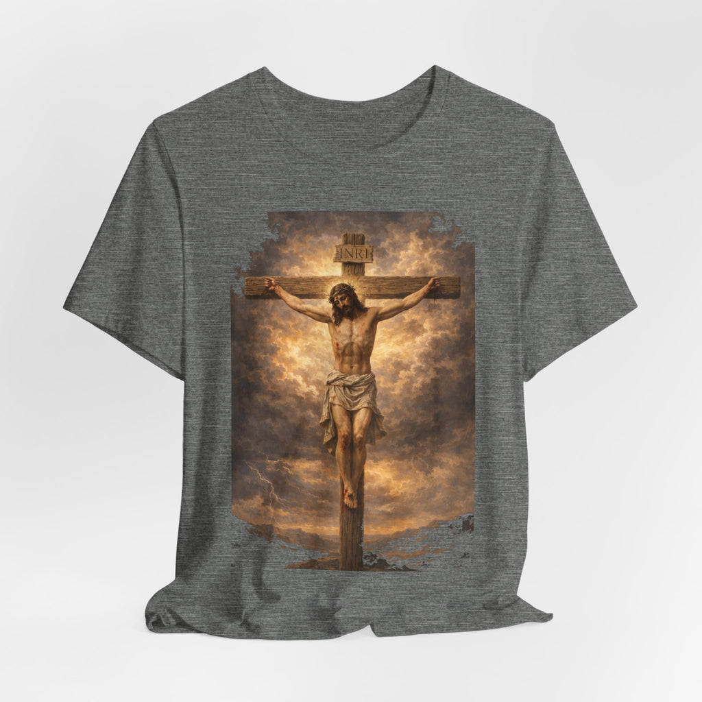 Crucifixion Jesus T‑Shirt — 3:16 Religious Christian Graphic Tee for Easter & Faith