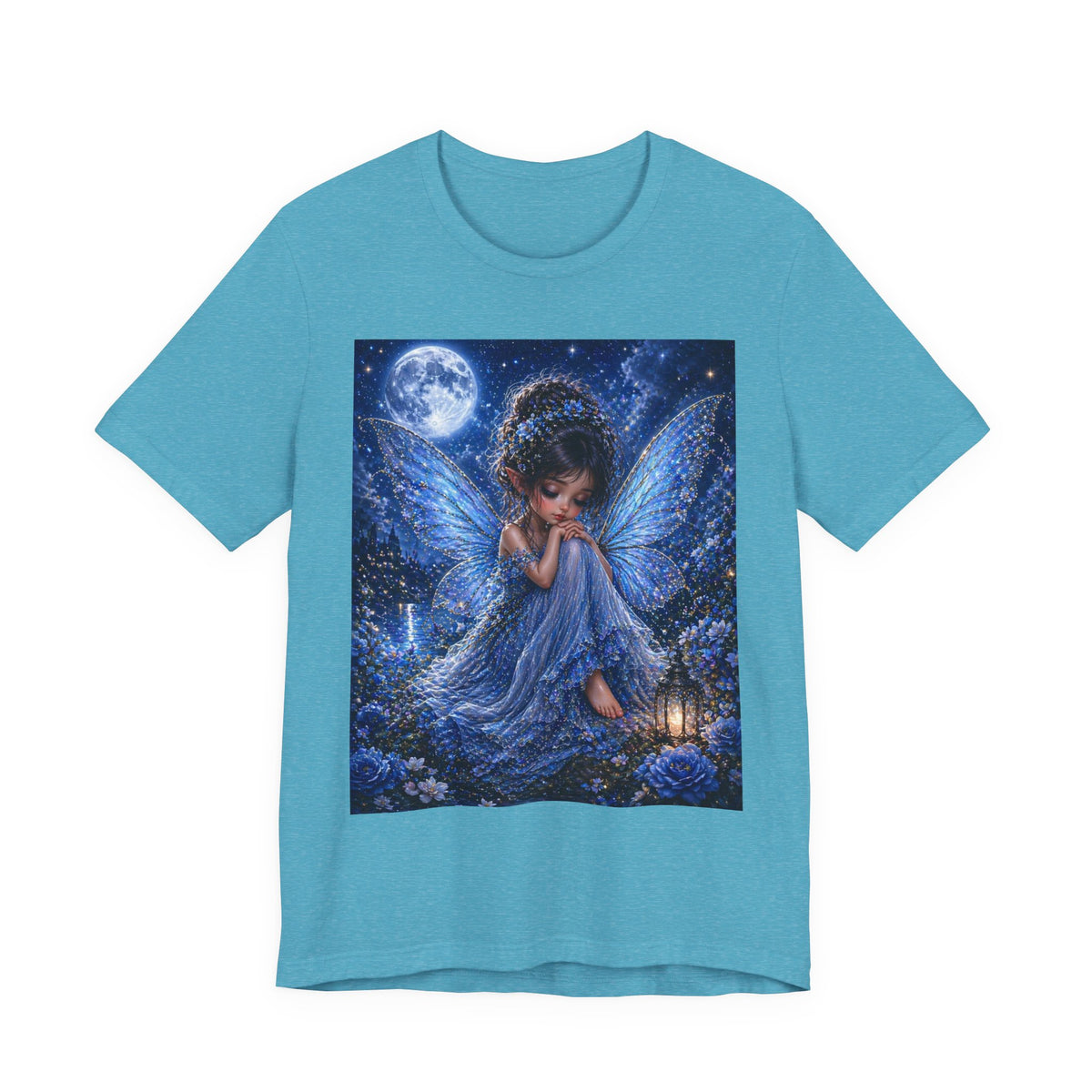 Blue Moon Fairy T-Shirt — Nighttime Fantasy Angel Tee